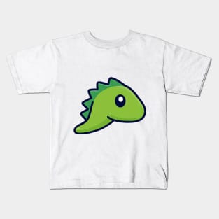 green baby dino Kids T-Shirt